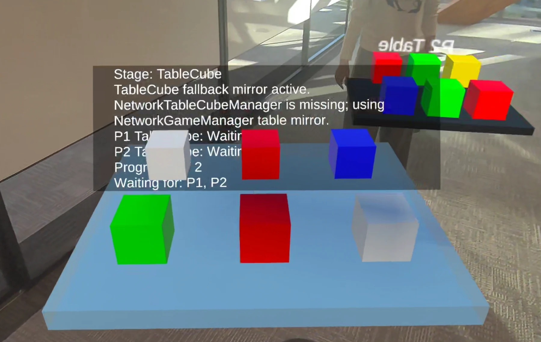 Table Cube activity